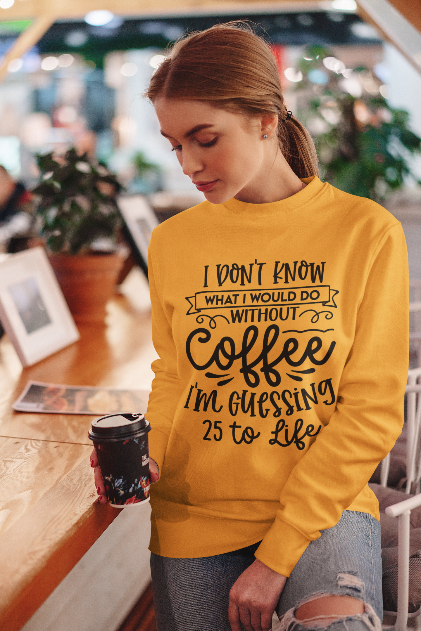 Without Coffee Sweatshirt